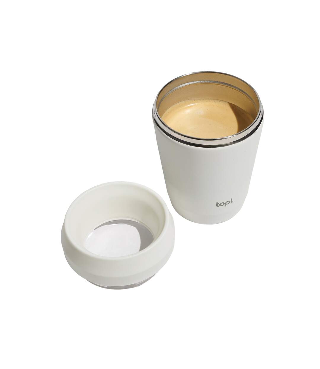 To go patented 360° lid stainless steel 235ml tumbler one size brown Topl-2