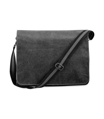 Quadra Vintage Messenger Bag (Vintage Black) (One Size) - UTPC6486