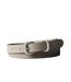 Ceinture taupe/argent femme calvin klein jeans 2 piece suede-1