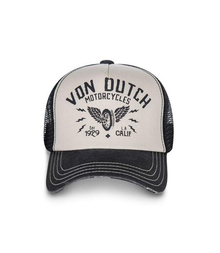 Casquette Trucker Homme Von Dutch Crew Ecru Vondutch