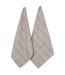 Lot de 2 torchons cuisine éponge CHECKS-4