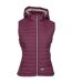 Doudoune Sans Manches Aretha Femme Violet Foncé Trespass-1