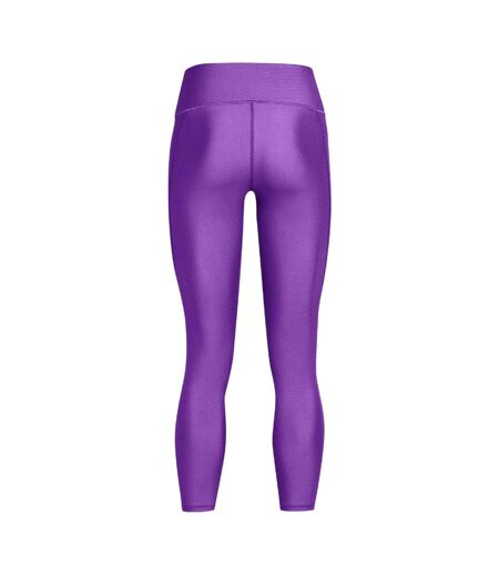 Womens/ladies Heatgear Leggings Purple Under Armour