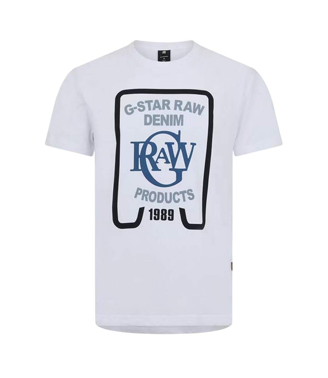 T-shirt Raw Homme Blanc G-Star-1