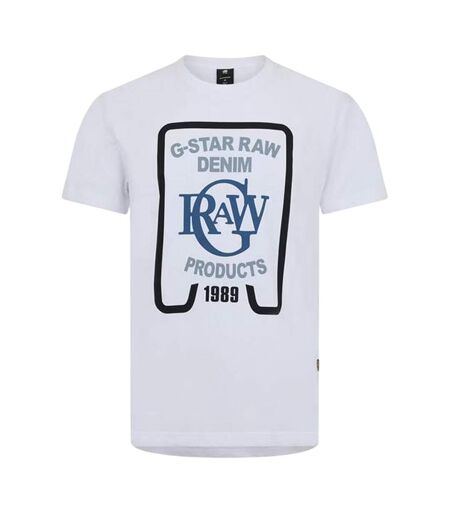 T-shirt Raw Homme Blanc G-Star