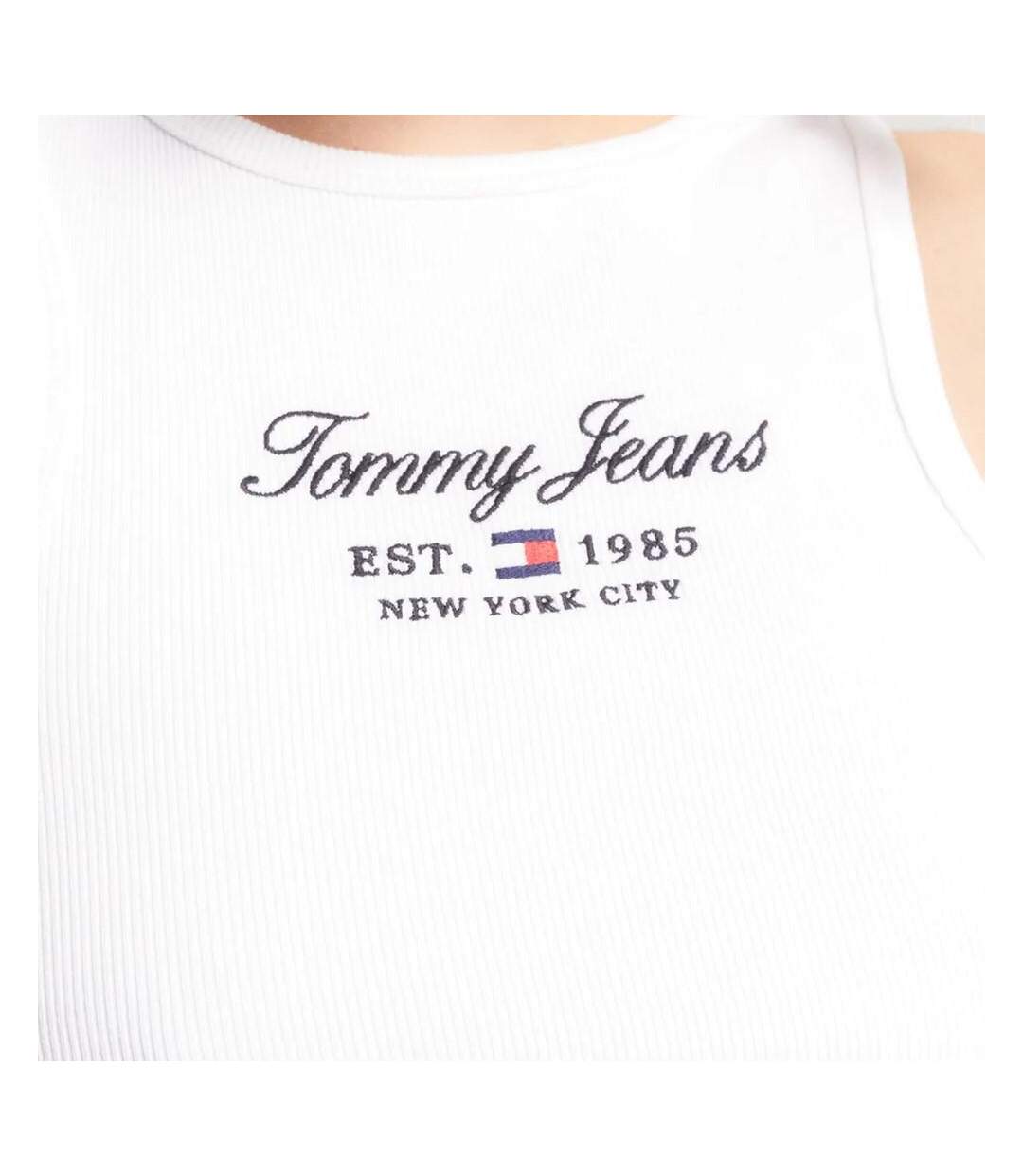 Débardeur Blanc Femme Tommy Hilfiger Essential - S-3