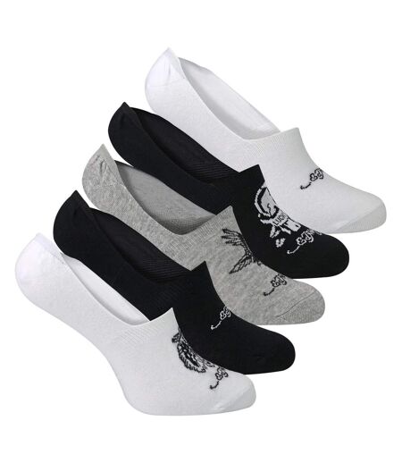 5 Pack Mens Cotton Rich Invisible Low Cut Trainer Sports Socks