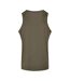 Débardeur Motif/style Uni Homme Olive Build Your Brand-2