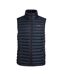 Mens langtree waterproof padded vest navy Weird Fish