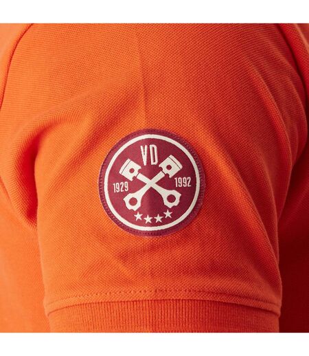 Polo homme avec logo et badges en coton Calif Vondutch