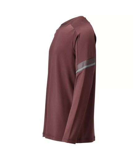 T-shirt Manches Longues Customised Homme Bordeaux Mascot