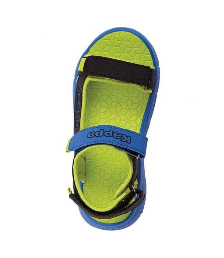 Sandales Kana Mf Enfant Noir Bleu Vert Kappa