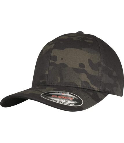 Casquette flexfit noir / multicam Yupoong