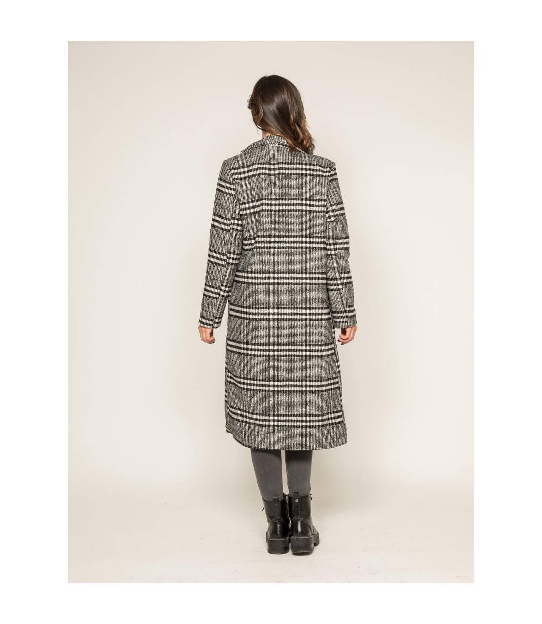 Manteau pardessus jacquard UTAWA - Dona X Lisa-2