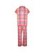 Womens/ladies button down top & bottom pajama set forever dreaming