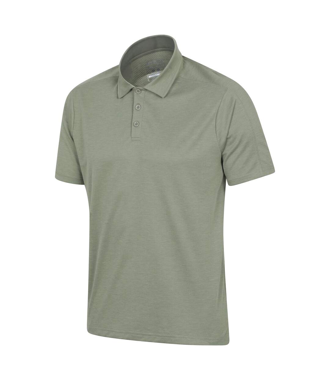 Mens volley isocool polo shirt light khaki Mountain Warehouse-4