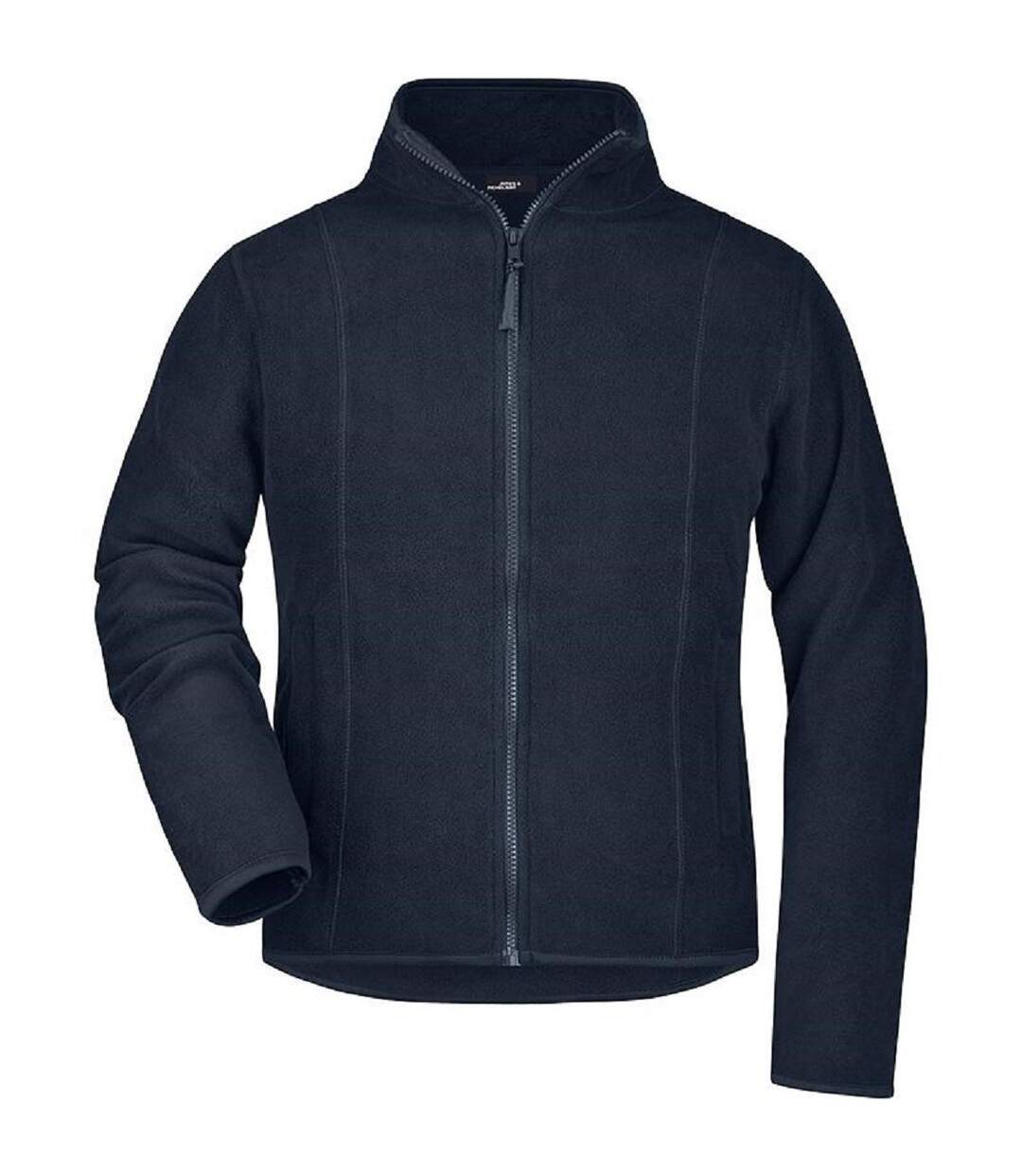 Veste polaire zippée femme - JN049 - bleu marine-1