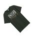 Unisex adult downward spiral nine inch nails logo t-shirt charcoal Amplified-2