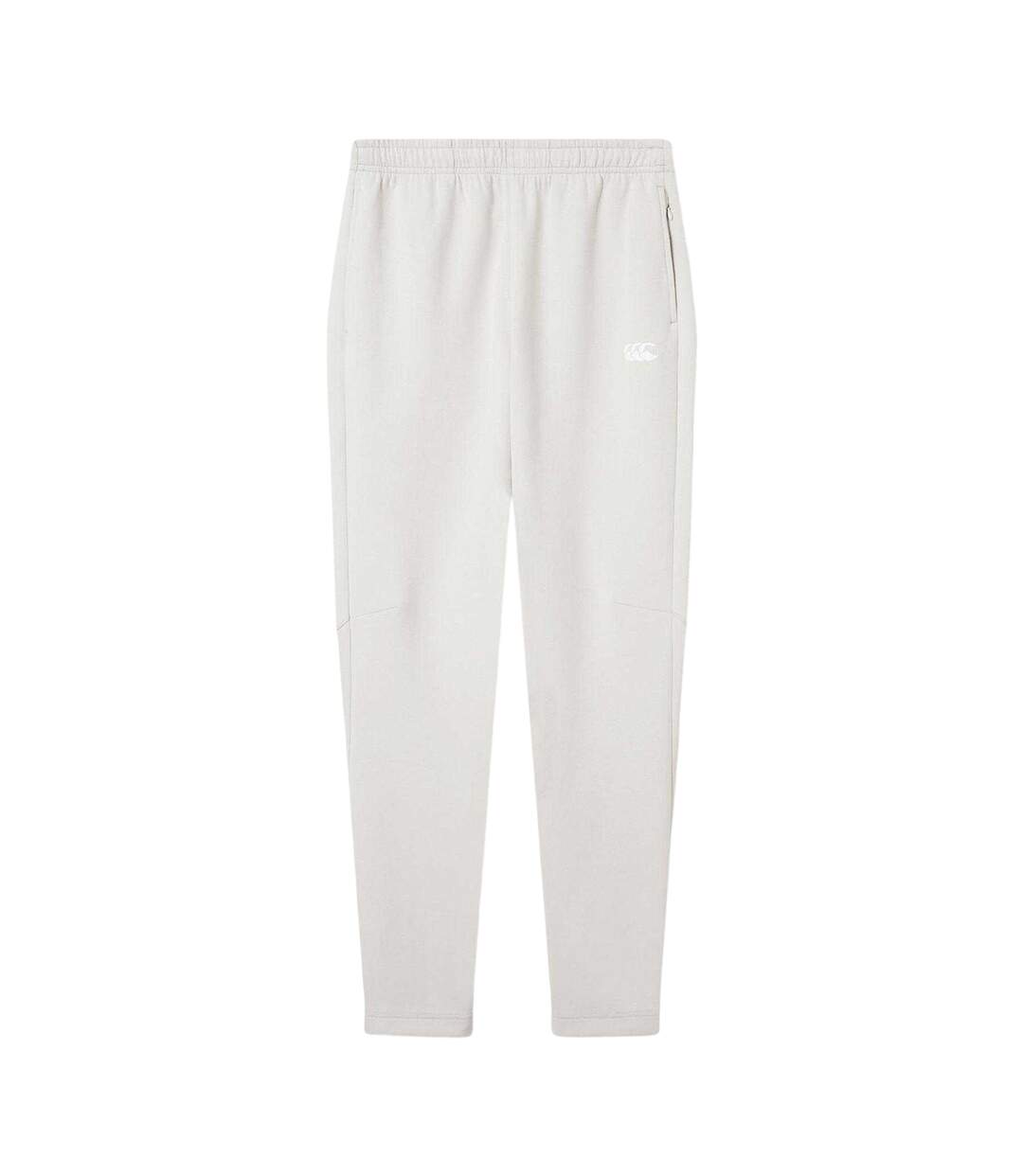 Womens/ladies Tempo+ Performance Tapered Tracksuit Bottoms Moonbeam Canterbury-2