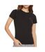 T-shirt Noir Femme Guess Flower - L-1