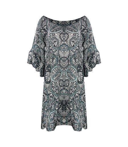 Robe Jafari Gypsy Femme Vert Gris Inoa