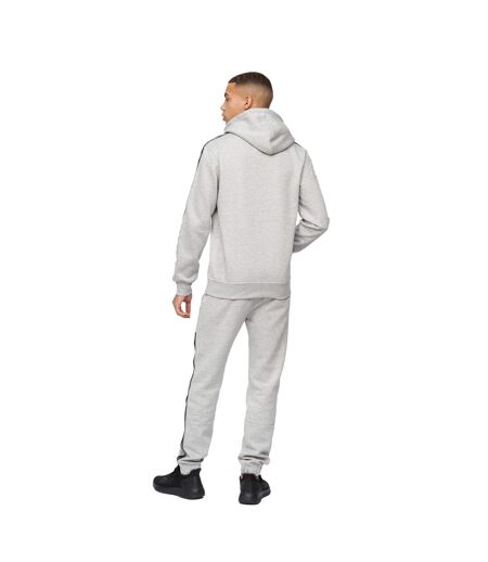 Mens Apollos Hoodie Grey Marl Crosshatch