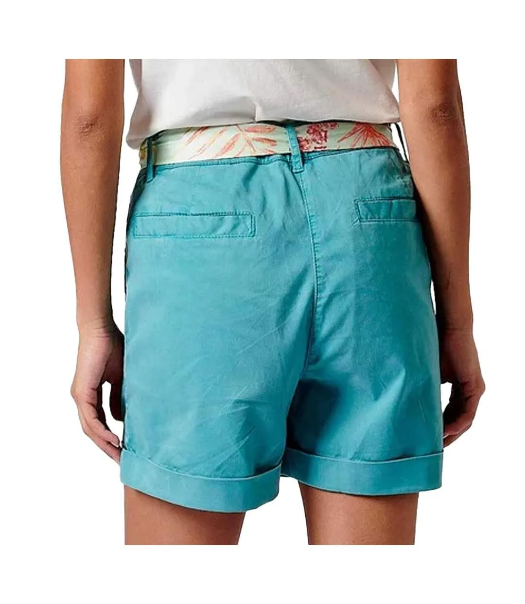Short bleu femme kaporal comoe-2