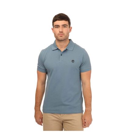 Polo manches courtes millers river homme bleu acier Timberland