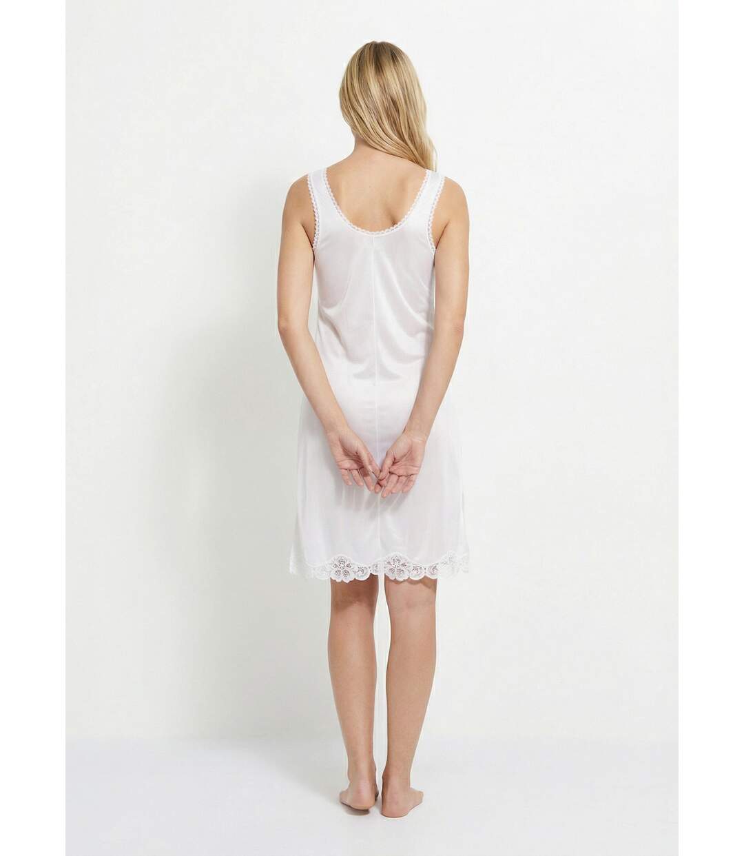 Fond de robe maille satinée 100 cm-2