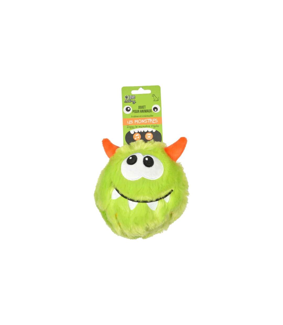 Jouet pour Chien Ziggy le Monstre 14cm Vert-4