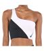 Haut de maillot de bain Blanc/Noir/Rose Femme Nike NESSC259 - M-1