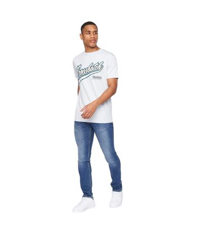 T-shirt Cronstand Homme Bleu Clair Crosshatch