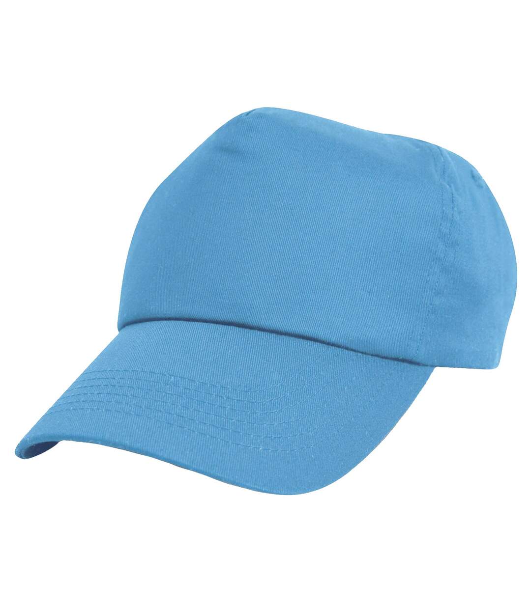 Casquette unie 100% coton enfant unisexe bleu ciel Result-1
