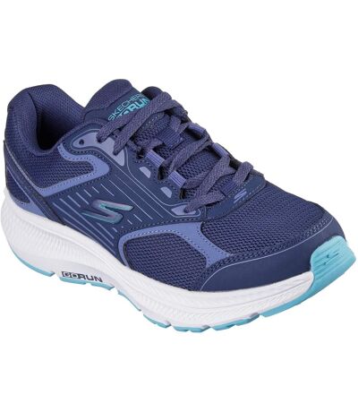 Womens/ladies Go Run Consistent 2.0 Advantage Trainers Navy Blue Skechers