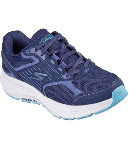 Womens/ladies Go Run Consistent 2.0 Advantage Trainers Navy Blue Skechers