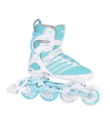Patins À Roulettes Alignées Wire 3.0 Femme 41 Fr Bleu Tempish