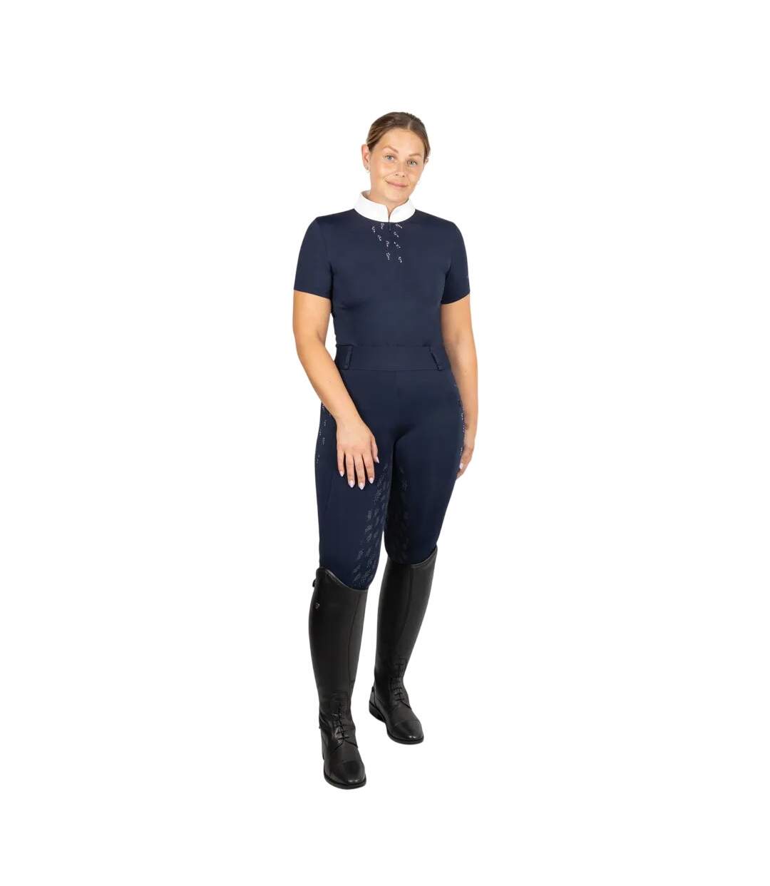 Collant D´équitation Roka Reign Femme Bleu Marine Hy-2