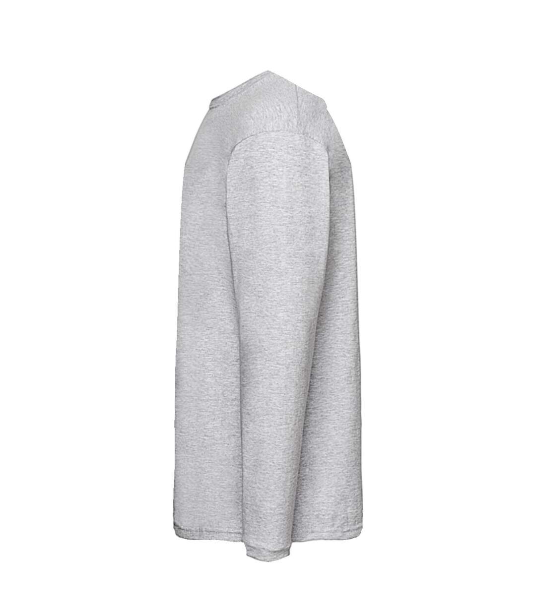 T-shirt Valueweight Homme Gris Chiné Fruit Of The Loom-4