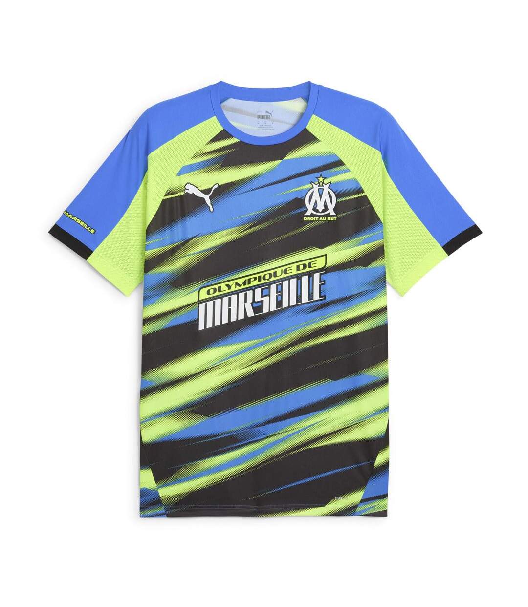 OM maillot faster bleu/jaune/noir homme puma 24/25-1