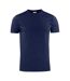 T-shirt Homme Bleu Marine Foncé Printer-2