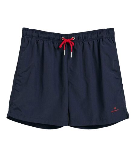 Short De Bain Homme Bleu Rouge Gant