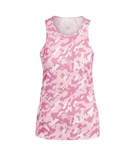 Débardeur own the run femme rose Adidas