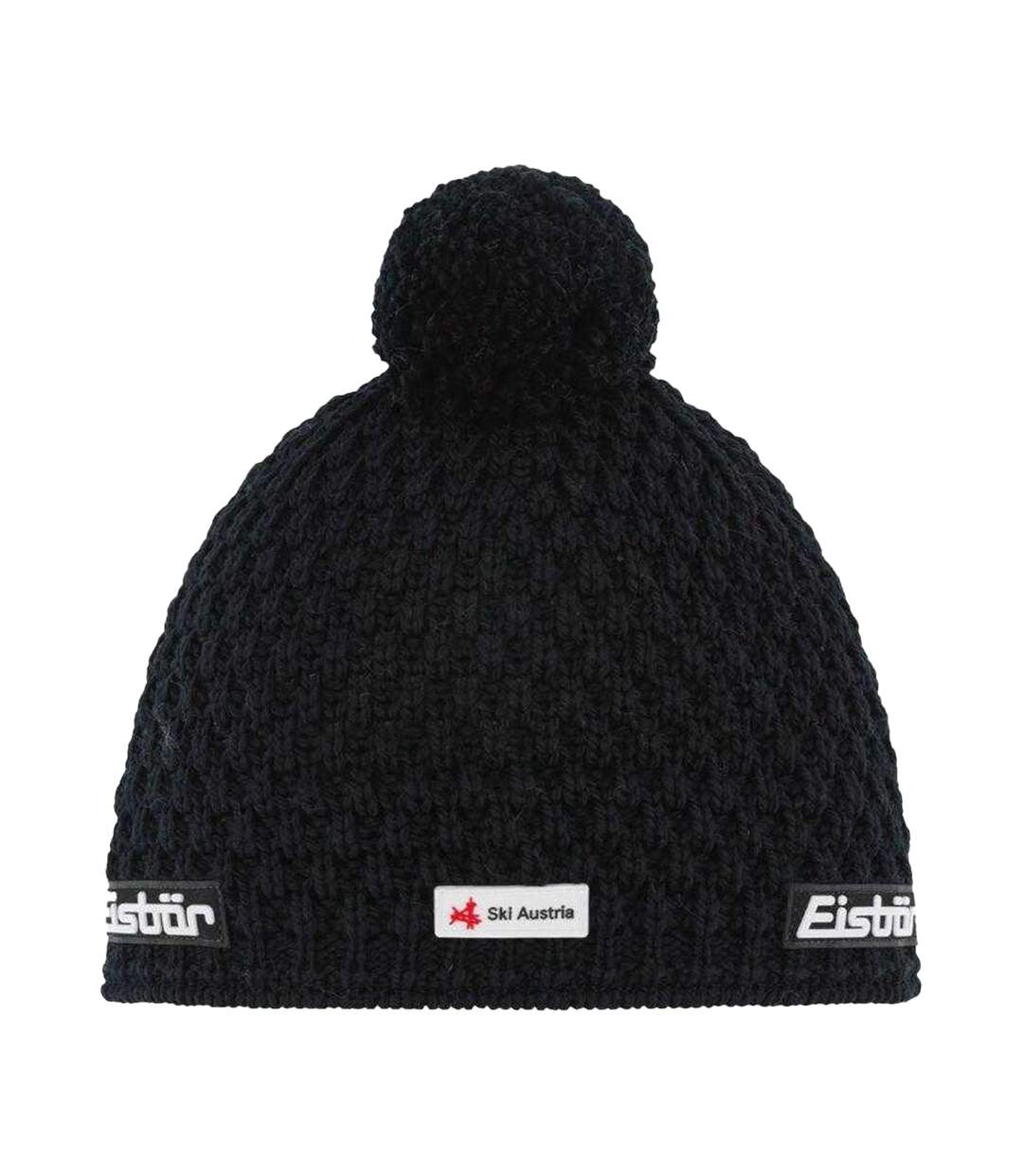 Bonnet Trail Pompon Femme Noir Eisbar-1