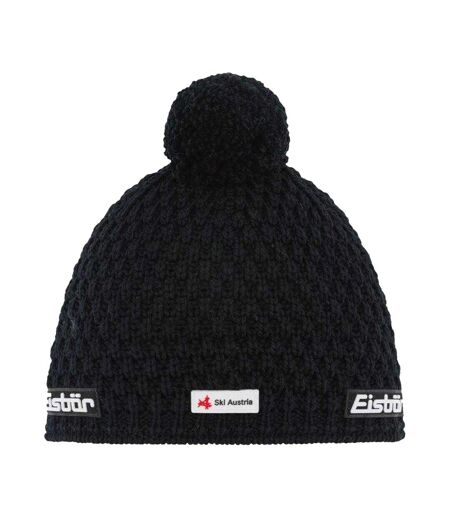 Bonnet Trail Pompon Femme Noir Eisbar