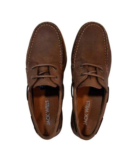 Mens Leather Boat Shoes Crazy Horse Jack Wills