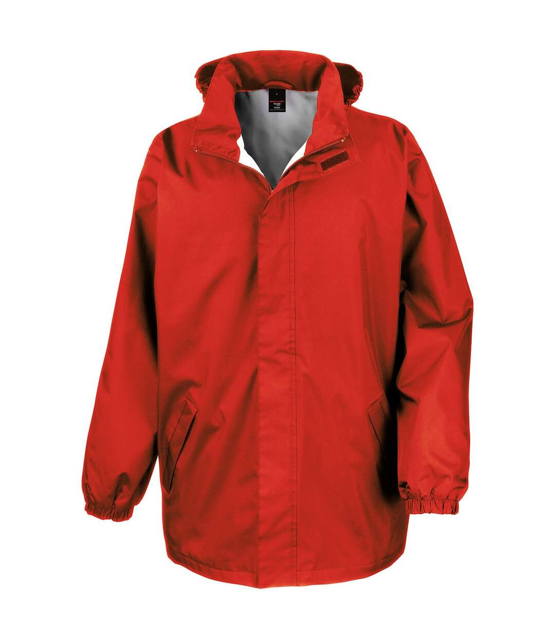 Mens midweight waterproof jacket red Result Core-1