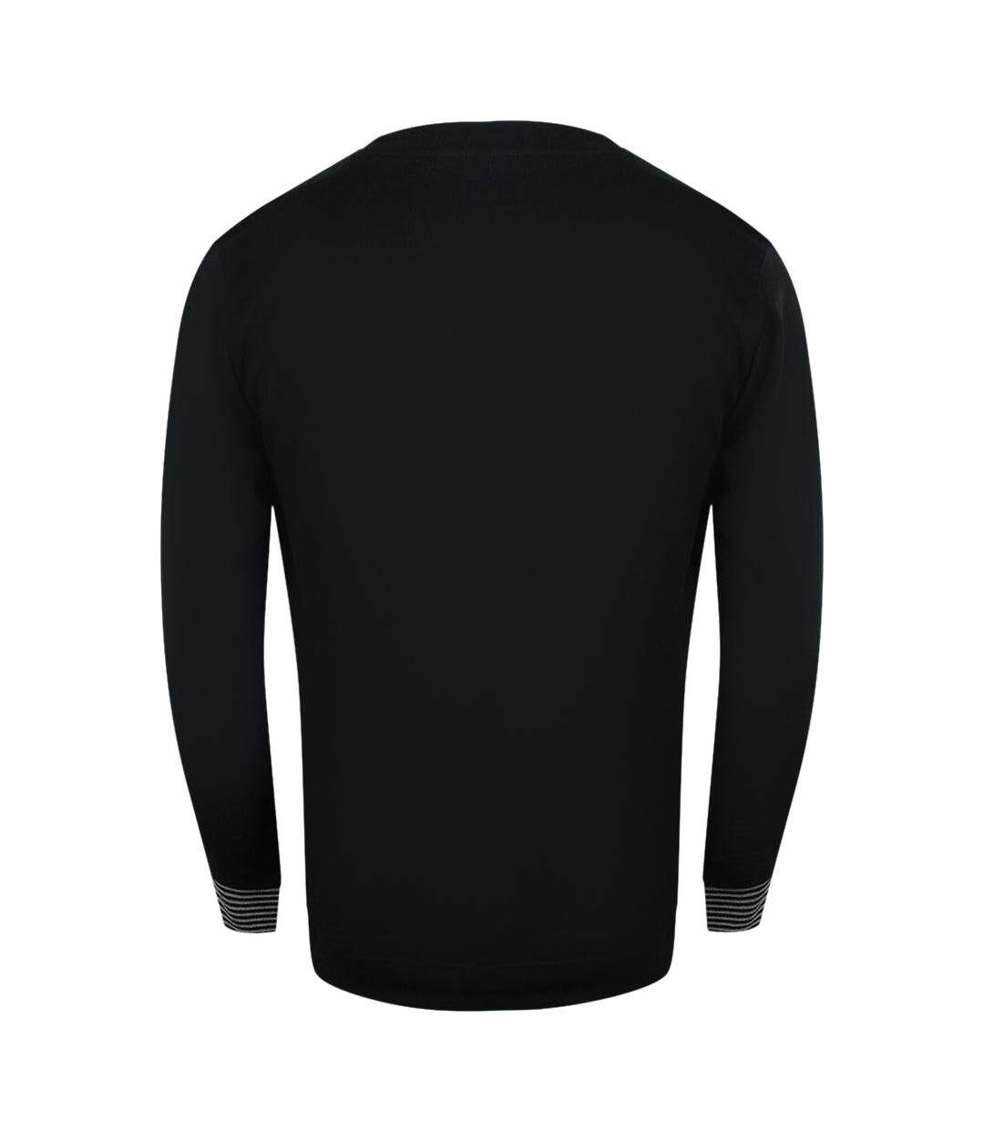 Unisex Adult Logo Round Neck Sweatshirt Black Cavalli Class-2