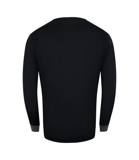 Unisex Adult Logo Round Neck Sweatshirt Black Cavalli Class
