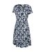 Womens/ladies abstract uv dress indigo Mountain Warehouse-3