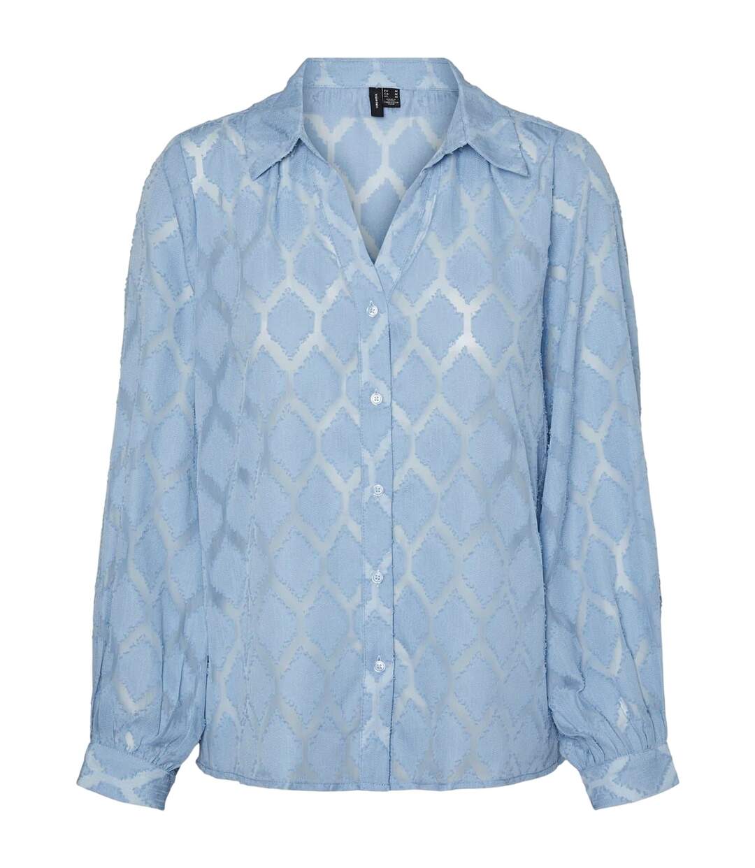 Blouse Manches Longues Mayla Femme Bleu Pastel Vero Moda-2